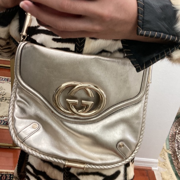 Gucci Britt bag- gold size large - Picture 5 of 17